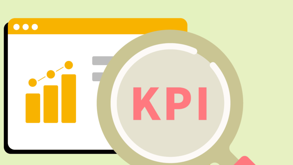 店舗集客の指標としてKPIを設定するイメージ