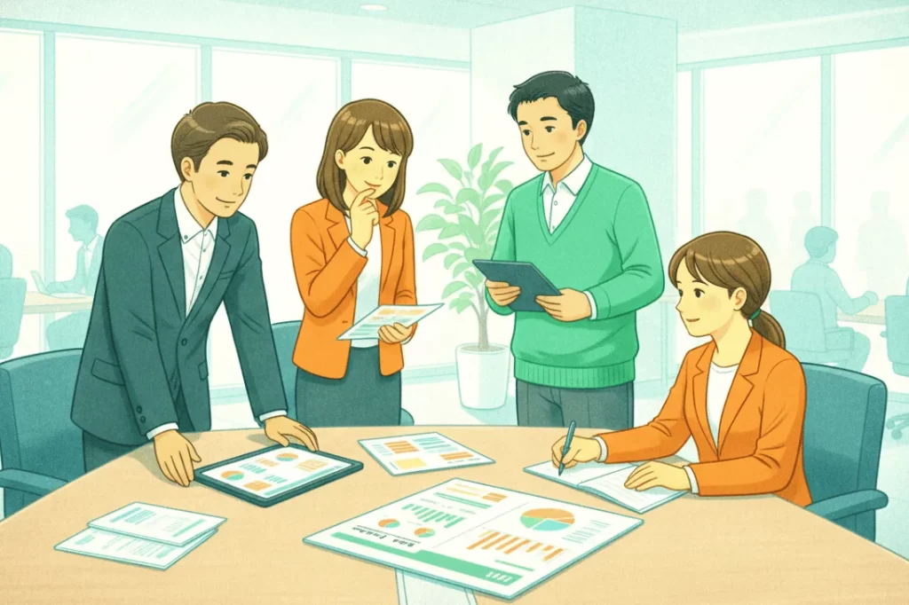 展示会運営代行会社選定イメージ