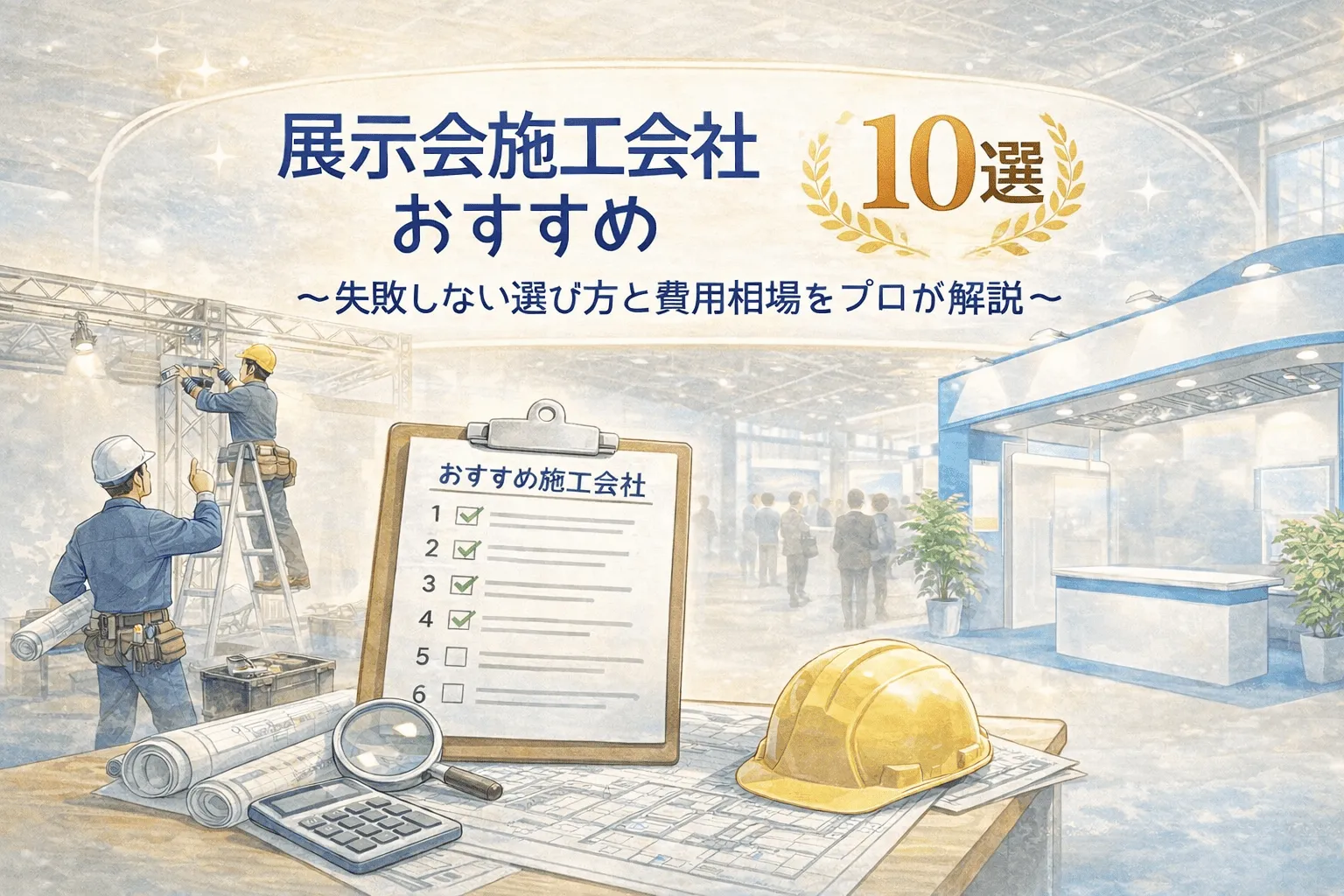 展示会施工会社比較記事