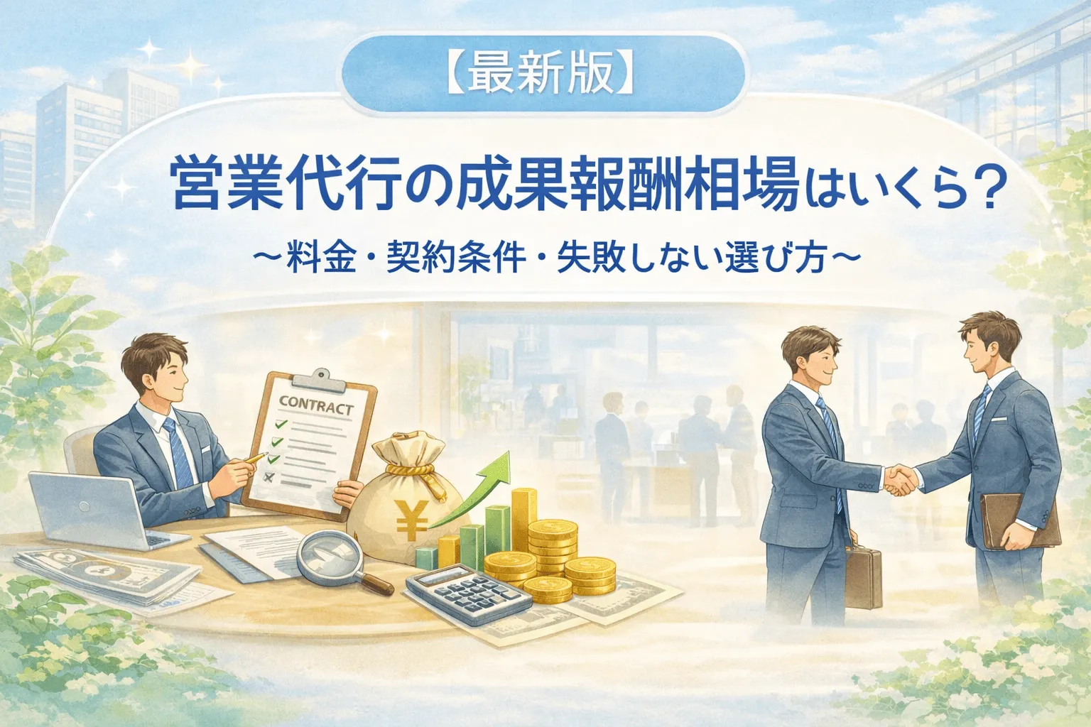営業代行 成果報酬 相場のサムネイル
