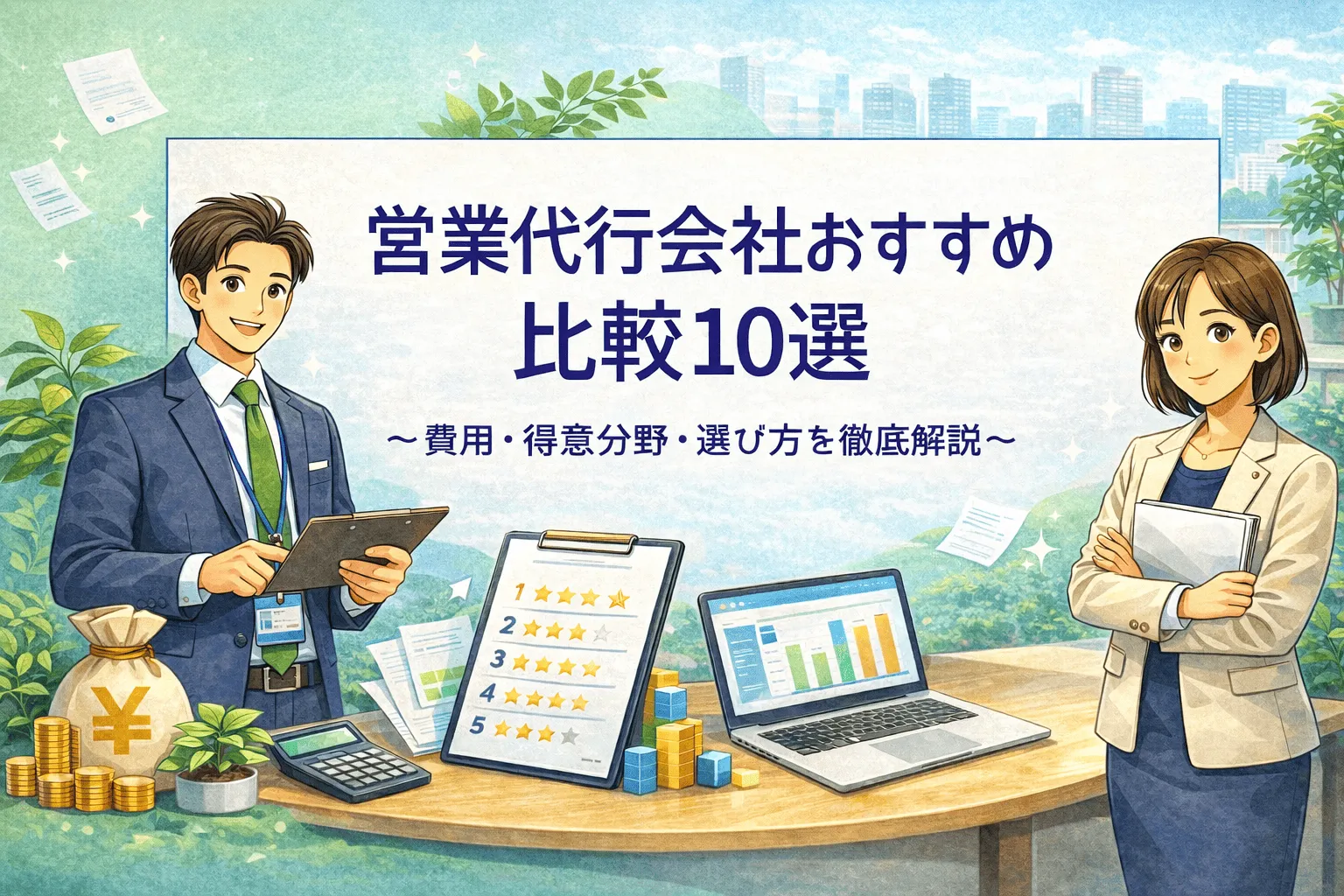 営業代行会社おすすめ比較10選｜費用・得意分野・選び方を徹底解説【2026年版】
