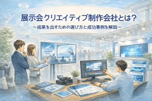 展示会クリエイティブ制作会社の記事サムネイル