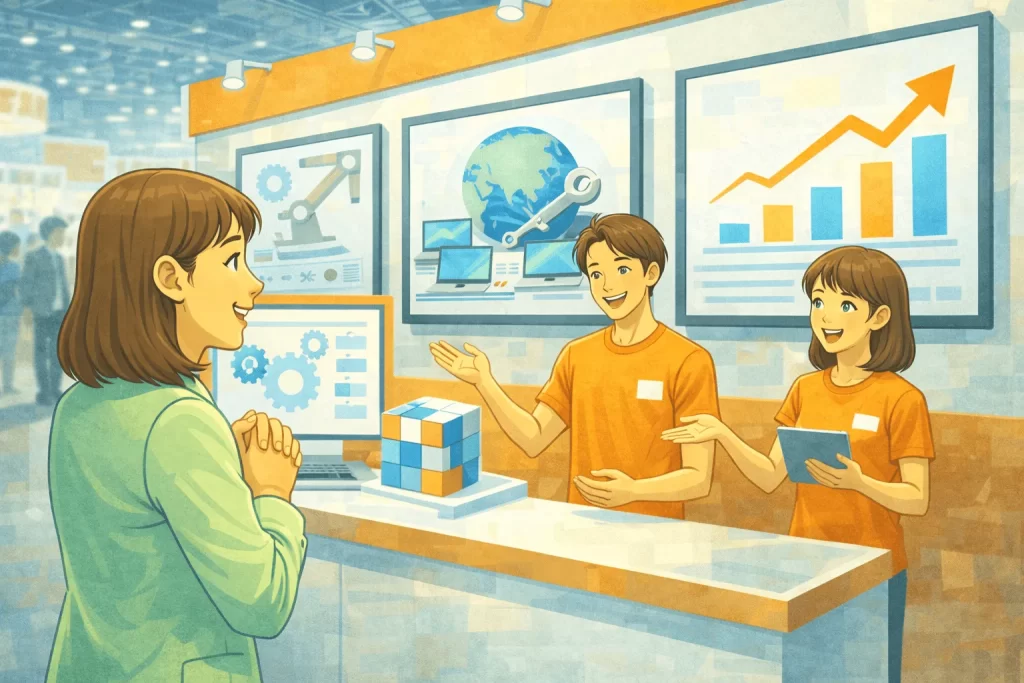 展示会ブースデザイン会社で集客に成功したブース例